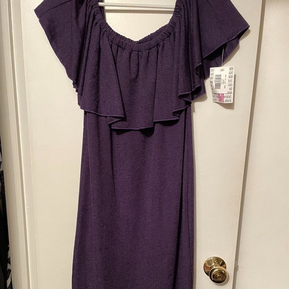 Lularoe Size M Eggplant color dress‎ Cici NWT - Picture 1 of 1